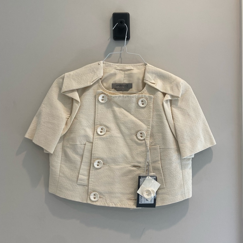 Sportmax crop detail jacket
